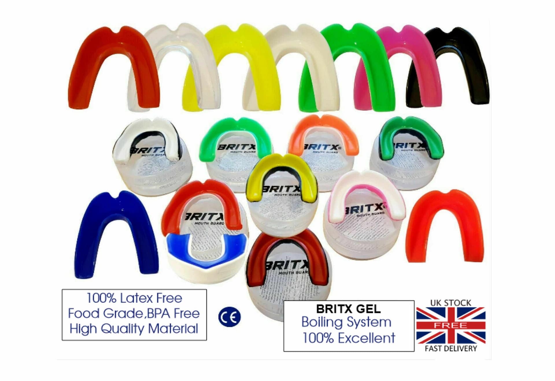 Gum Shields & Mouth Guards Protection Gear BRITX BRITX